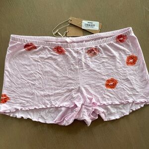 SKIMS Pink Kiss Print Women's Panties